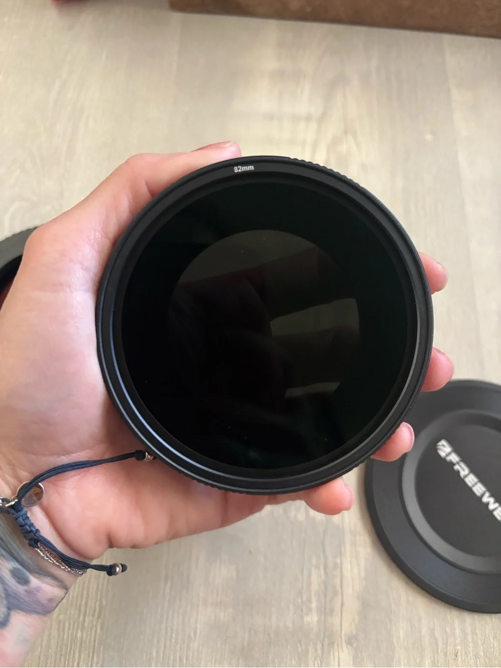 Black Lens Cap Set for Camera Lenses